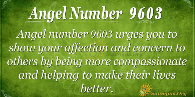 9603 angel number