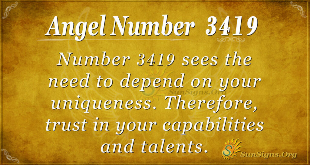 3419 angel number