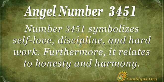 3451 angel number