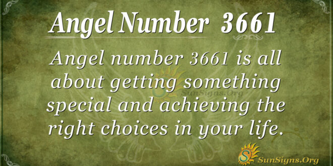 3661 angel number