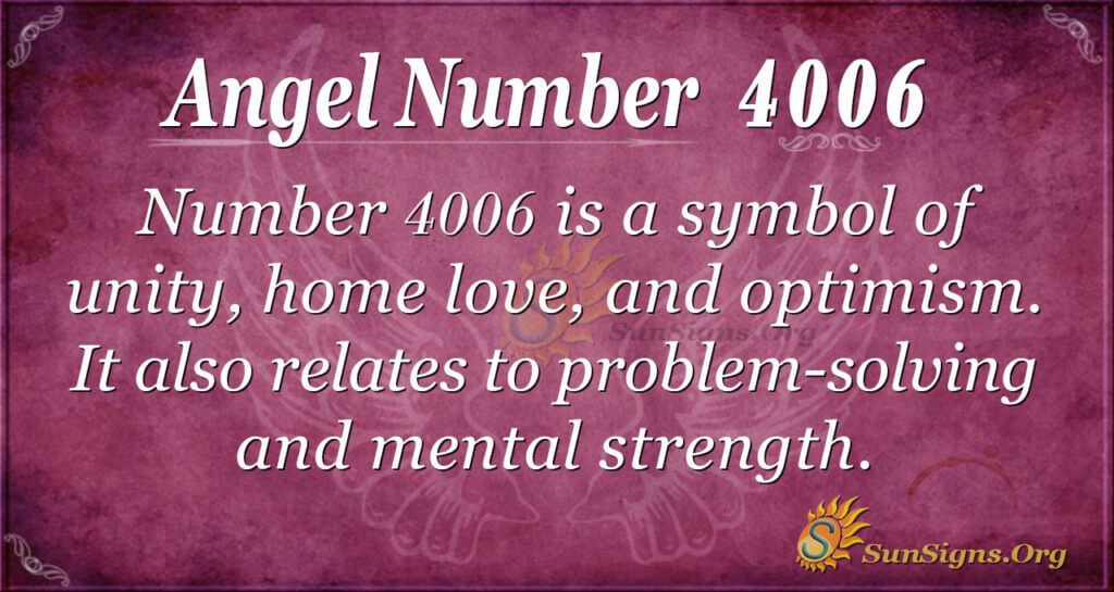 4006 angel number
