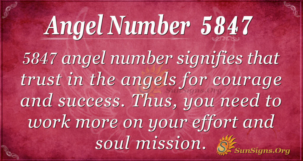 5847 angel number
