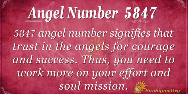 5847 angel number