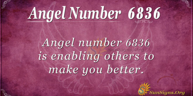 6836 angel number