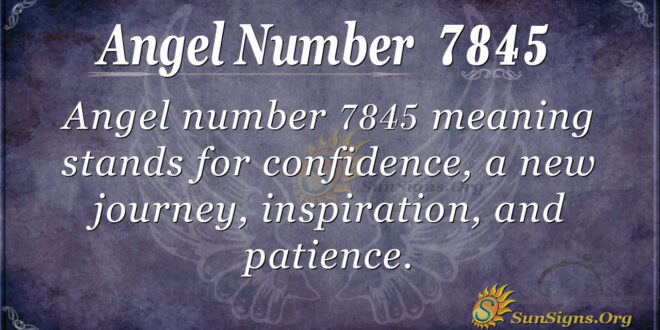 7845 angel number