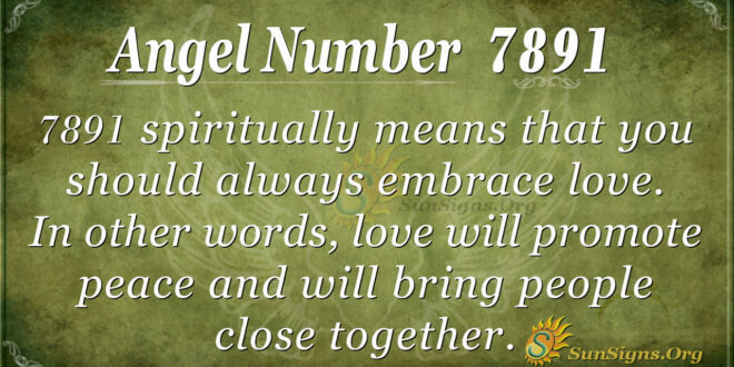 7891 angel number