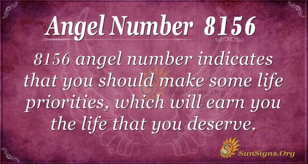 Angel Number 8156