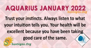 aquarius january 2022