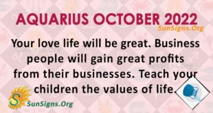 aquarius october 2022