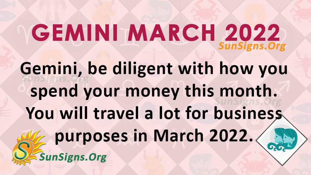 gemini march 2022