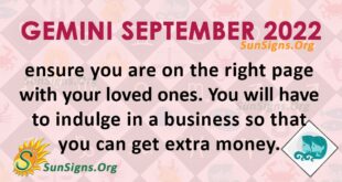 gemini september 2022