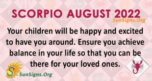 scorpio august 2022