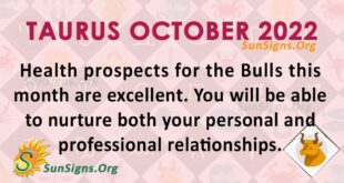 taurus october 2022