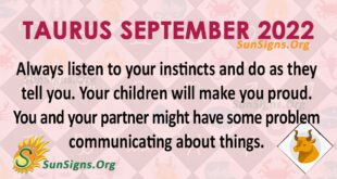 taurus september 2022