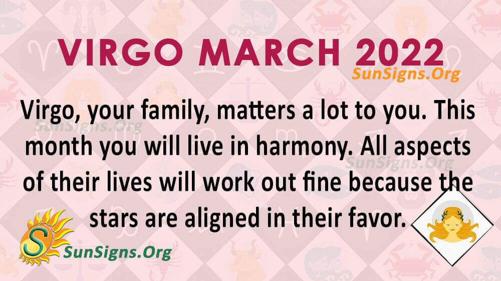 Virgo March 2022 Monthly Horoscope Predictions