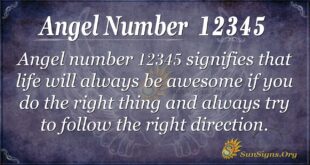 12345 angel number