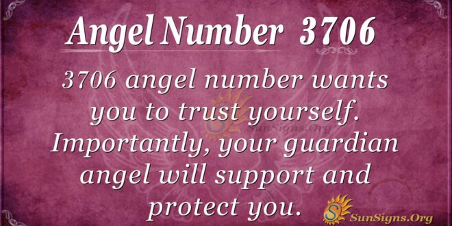 Angel Number 3706
