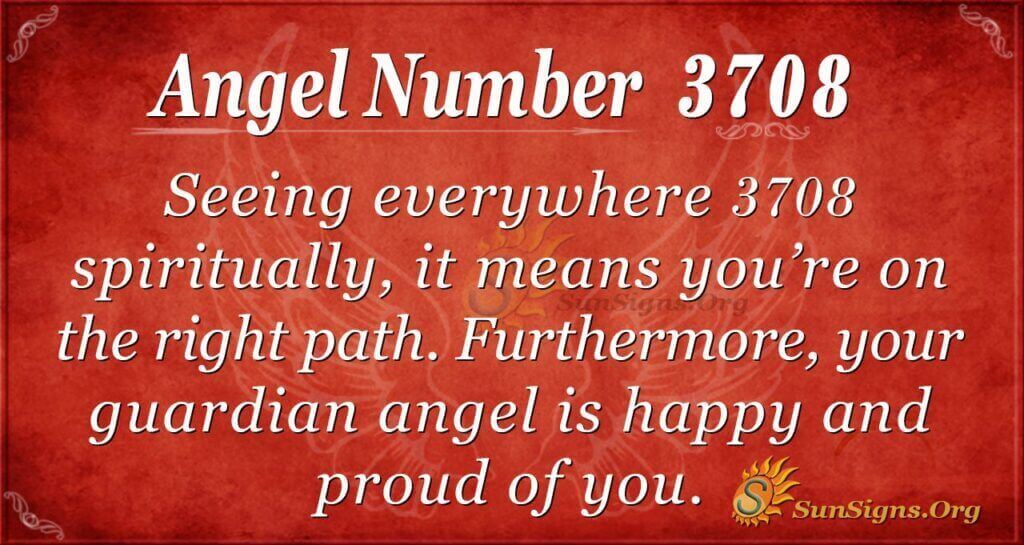 Angel Number 3708