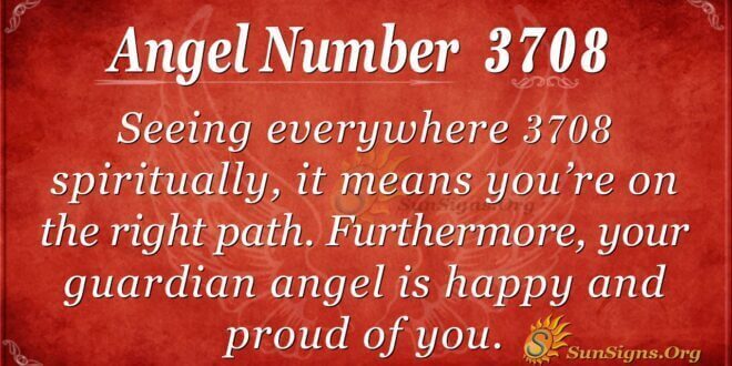 Angel Number 3708