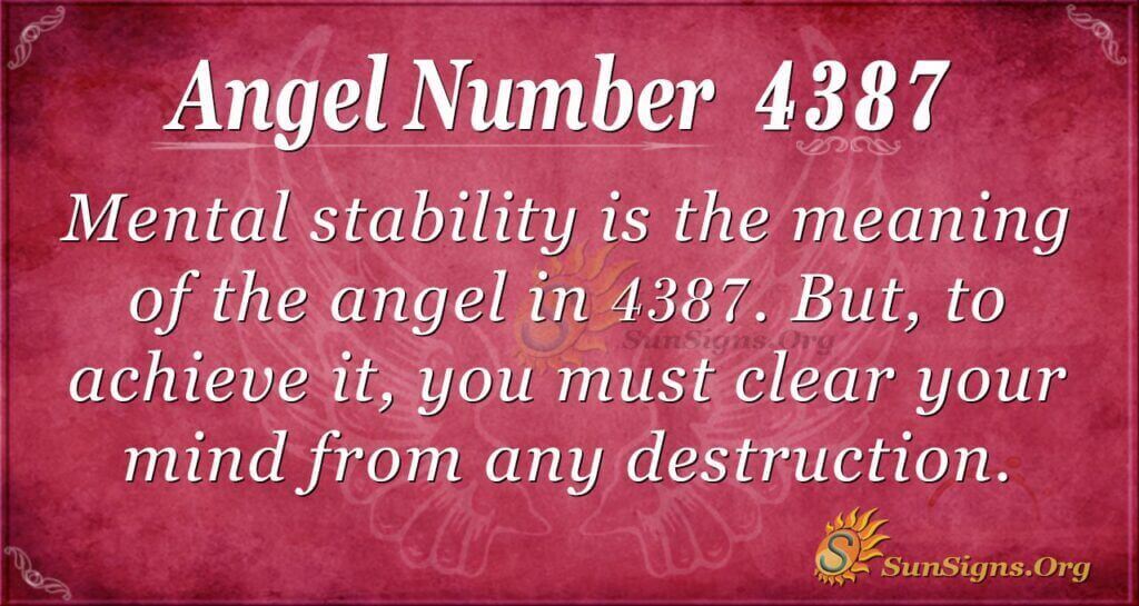 Angel Number 4387