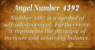 Angel Number 4392
