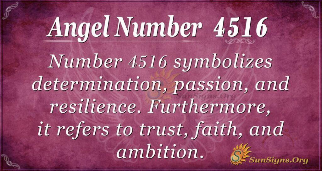 Angel Number 4516