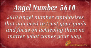 Angel Number 5610