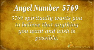 Angel Number 5769