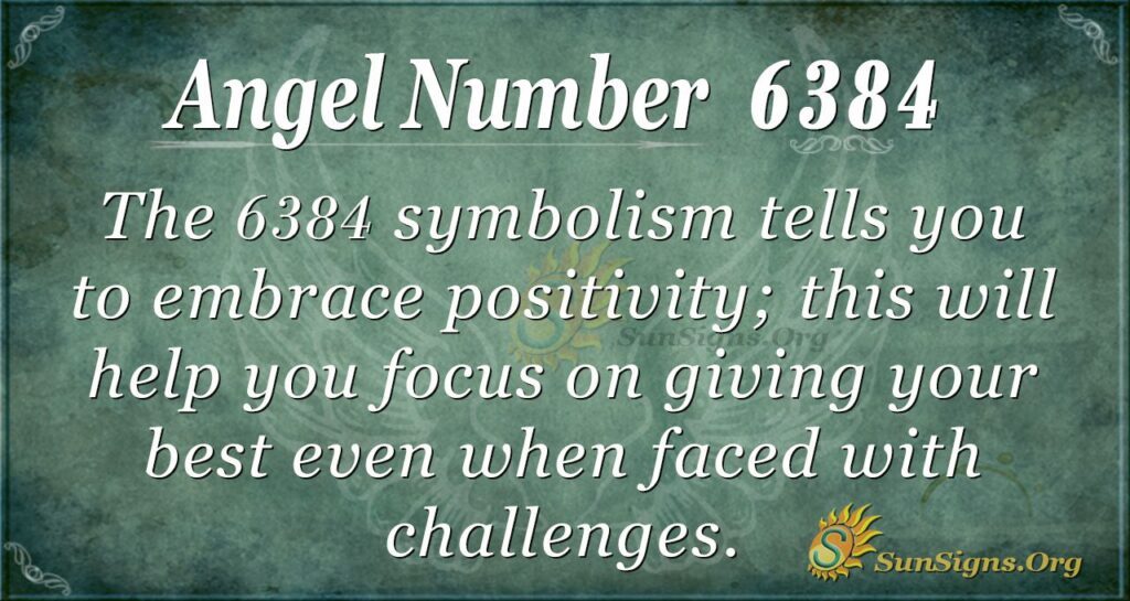 Angel Number 6384