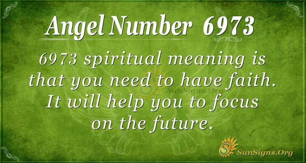 Angel Number 6973