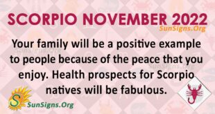 scorpio november 2022