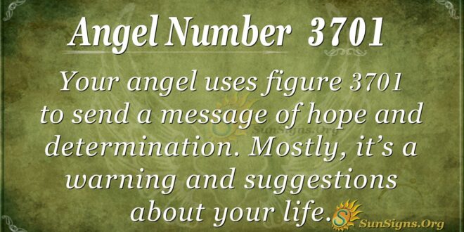 Angel Number 3701