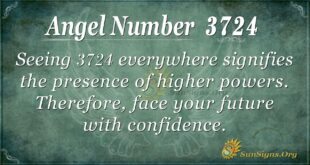 Angel Number 3724
