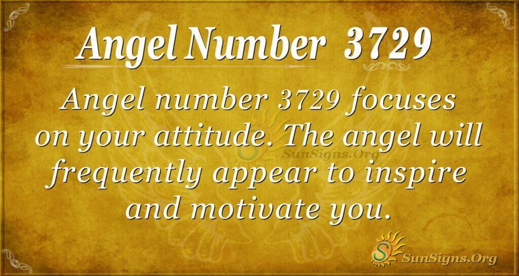 Angel Number 3729