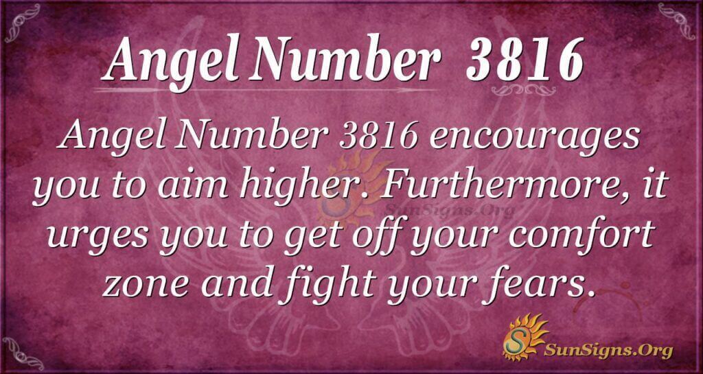 Angel Number 3816