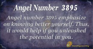 Angel Number 3895