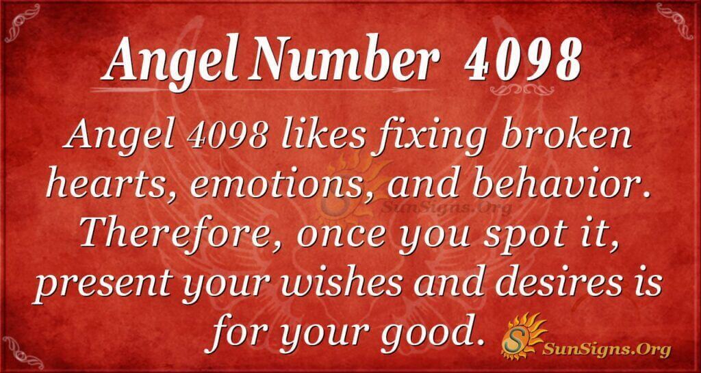 Angel Number 4098