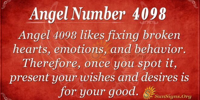 Angel Number 4098