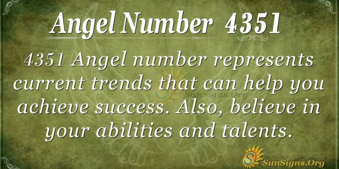 4351 angel number