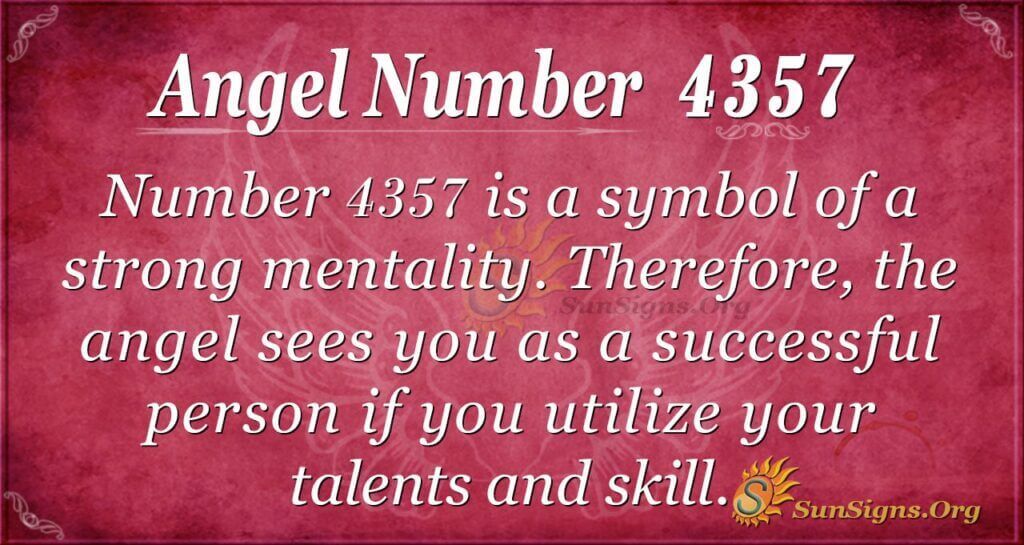4357 angel number