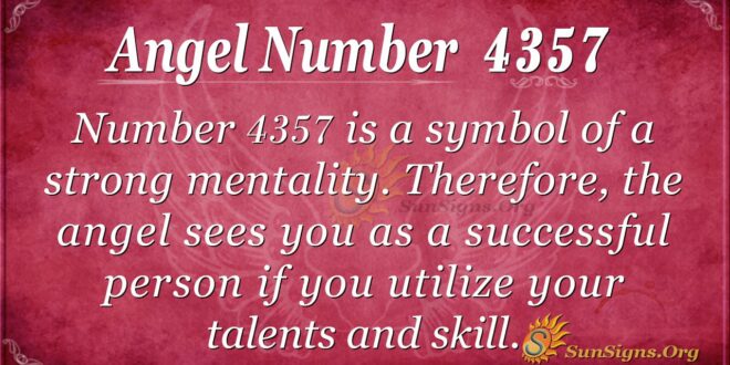 4357 angel number