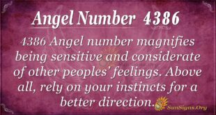 Angel Number 4386