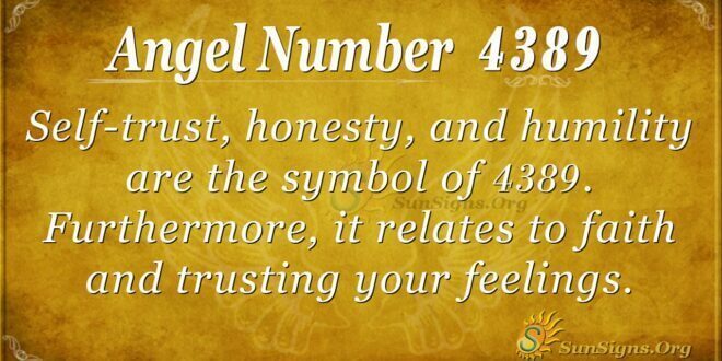 Angel Number 4389