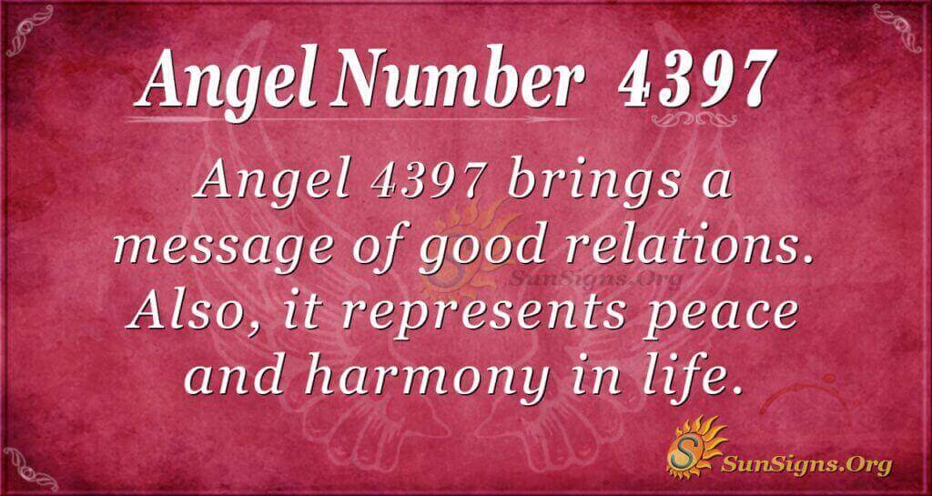 Angel Number 4397