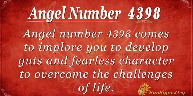 Angel Number 4398