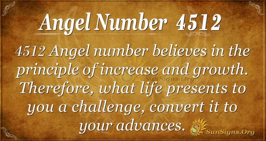 Angel Number 4512