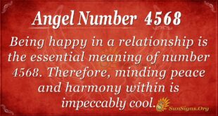 Angel Number 4568