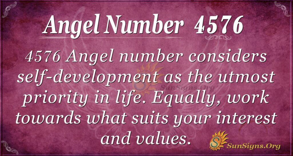 4576 angel number