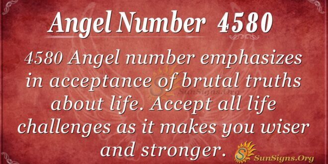 4580 angel number