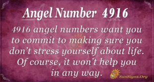 Angel Number 4916